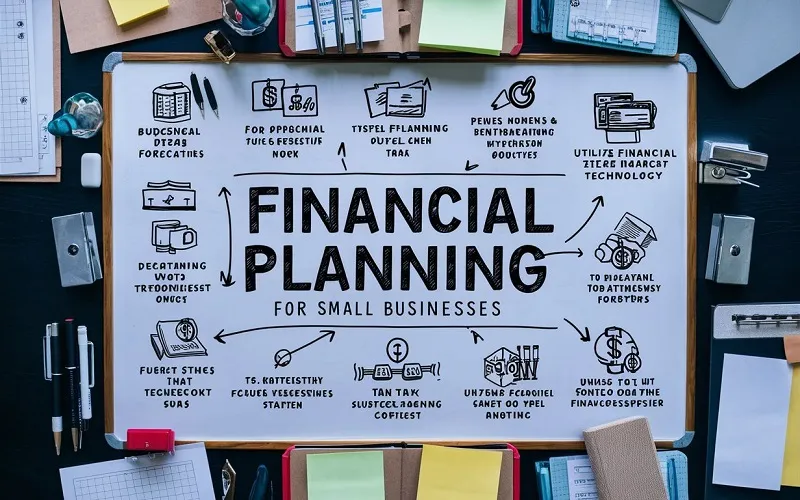 5 Financial Planning Tips to Help Your Small Business Thrive — article graphic